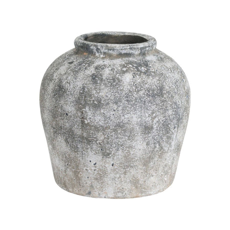 Aged Stone Finish Ceramic Vase - Stone Ceramic Vases UK Vases - Decor Sanctuary UK curated collection of luxury home decor