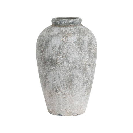 Aged Stone Tall Ceramic Vase - Decor Sanctuary UK curated collection of luxury home decor