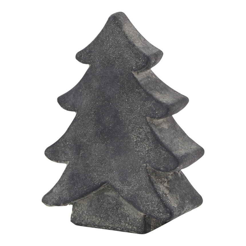 Small 17cm Tall Grey Ceramic Tree Decoration Ornament Luxury Home Decor Garden & Outdoor And Gifts