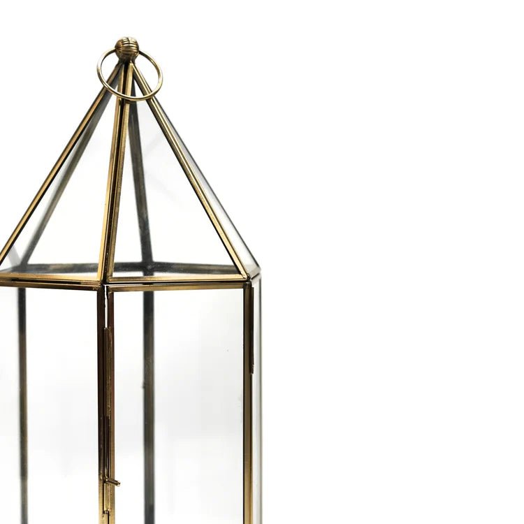 Antique Brass Glass House Terrarium Luxury Home Decor Garden & Outdoor And Gifts