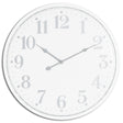 Modern Large Aubrey White Wall Clock 49cm - Best Wall Clocks UK Wall Clocks - Decor Sanctuary UK curated collection of luxury home decor
