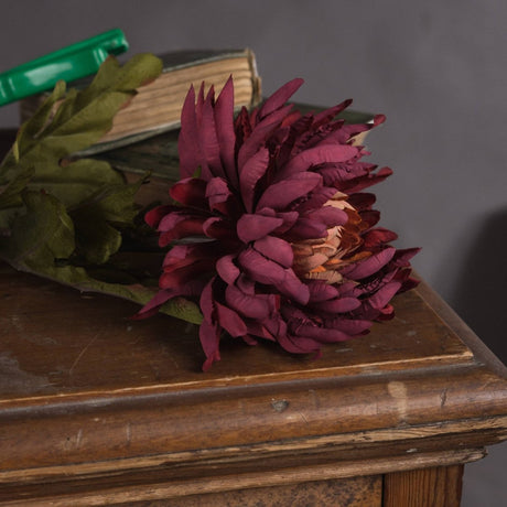 Autumn Spider Chrysanthemum - Realistic Artificial Flower Single Stem Artificial Flora - Decor Sanctuary UK curated collection of luxury home decor