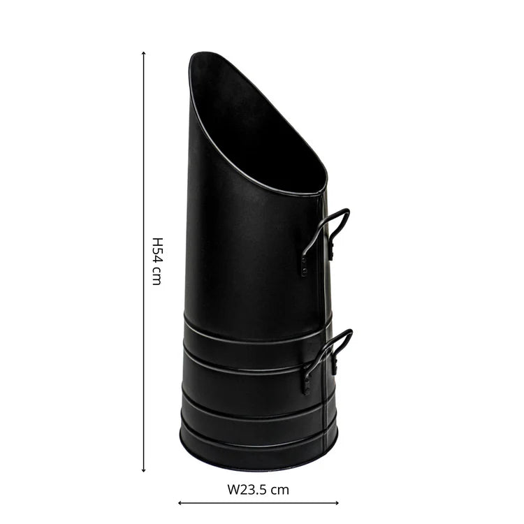 Black Coal Hod 54cm Luxury Home Decor Garden & Outdoor And Gifts