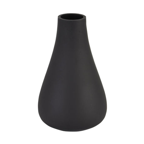Black Tapered Glass Vase Luxury Home Decor Garden & Outdoor And Gifts