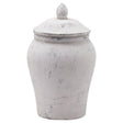 Bloomville Stone Finish Ceramic Ginger Jar - Stone Ceramic Vases UK Luxury Home Decor Garden & Outdoor And Gifts