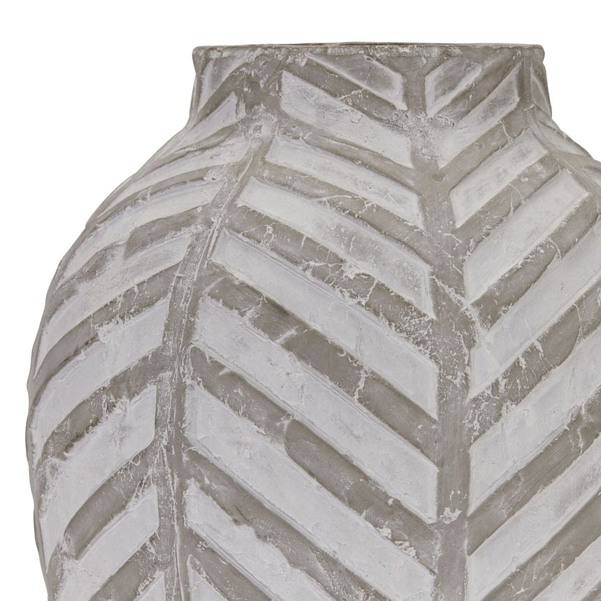 Bloomville Stone Finish Ceramic Vase - Stone Ceramic Vases UK Luxury Home Decor Garden & Outdoor And Gifts
