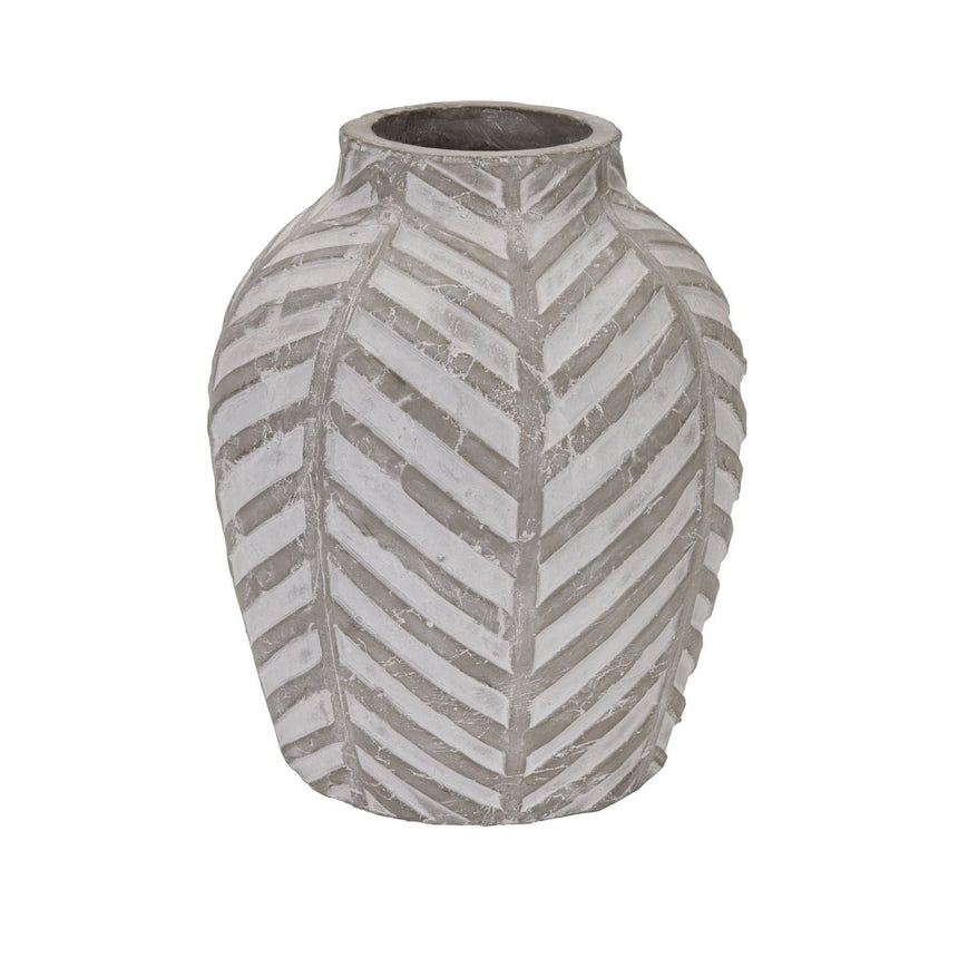 Bloomville Stone Finish Ceramic Vase - Stone Ceramic Vases UK Luxury Home Decor Garden & Outdoor And Gifts