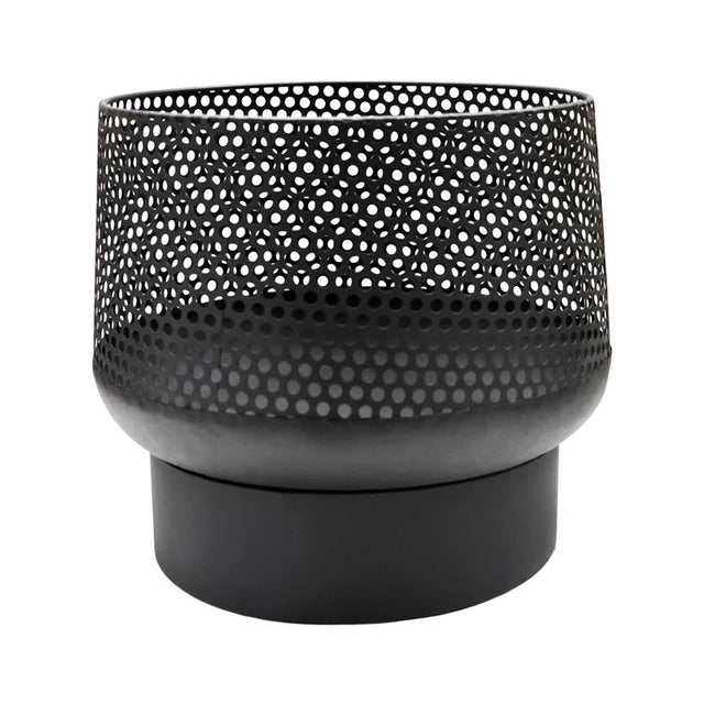 Buttermere Small Outdoor Garden Fire Pit/Bowl Black Metal - Chic & Trendy Design Quality Home Decor Garden & Outdoor Living and Gifts