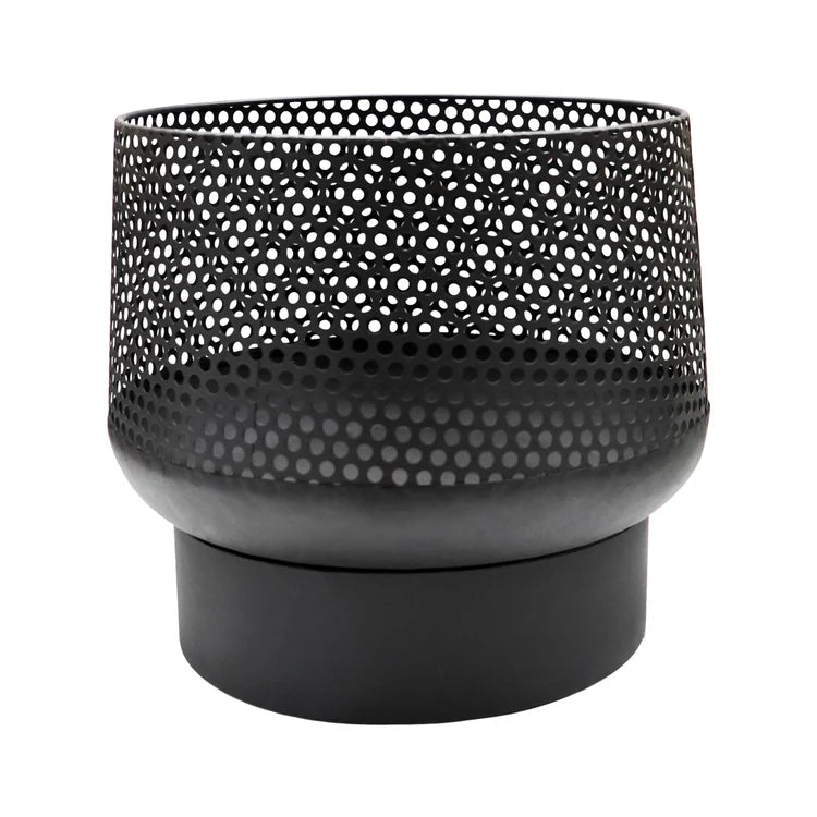Buttermere Small Outdoor Garden Fire Pit/Bowl Black Metal - Chic & Trendy Design Quality Home Decor Garden & Outdoor Living and Gifts