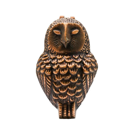 Cast Iron Owl Door Knocker Antique Copper H16Cm W9.5Cm Luxury Home Decor Garden & Outdoor And Gifts