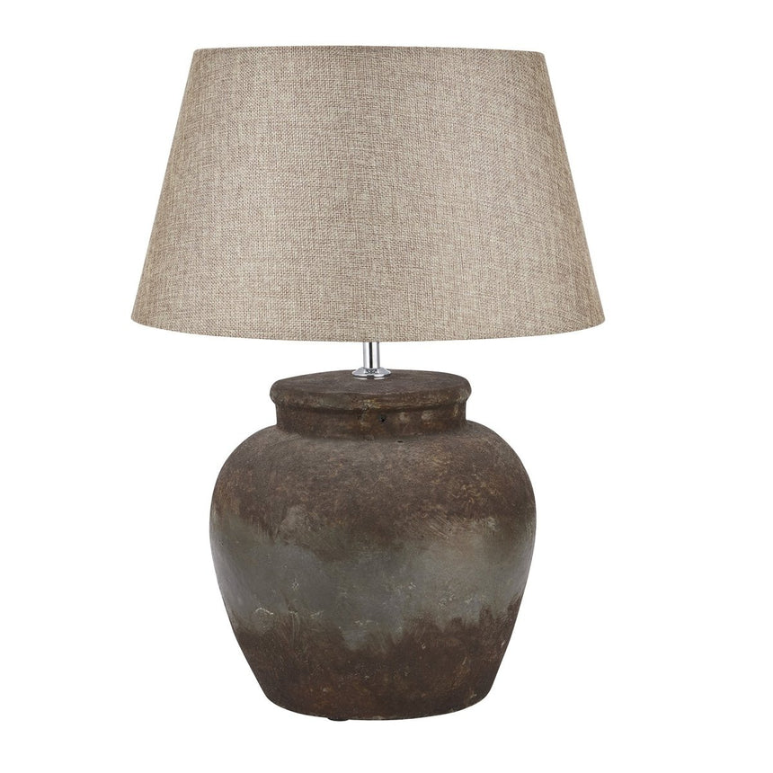 Castello Aged Stone Ceramic Table Lamp - Stylish Table Lamps UK Luxury Home Decor Garden & Outdoor And Gifts