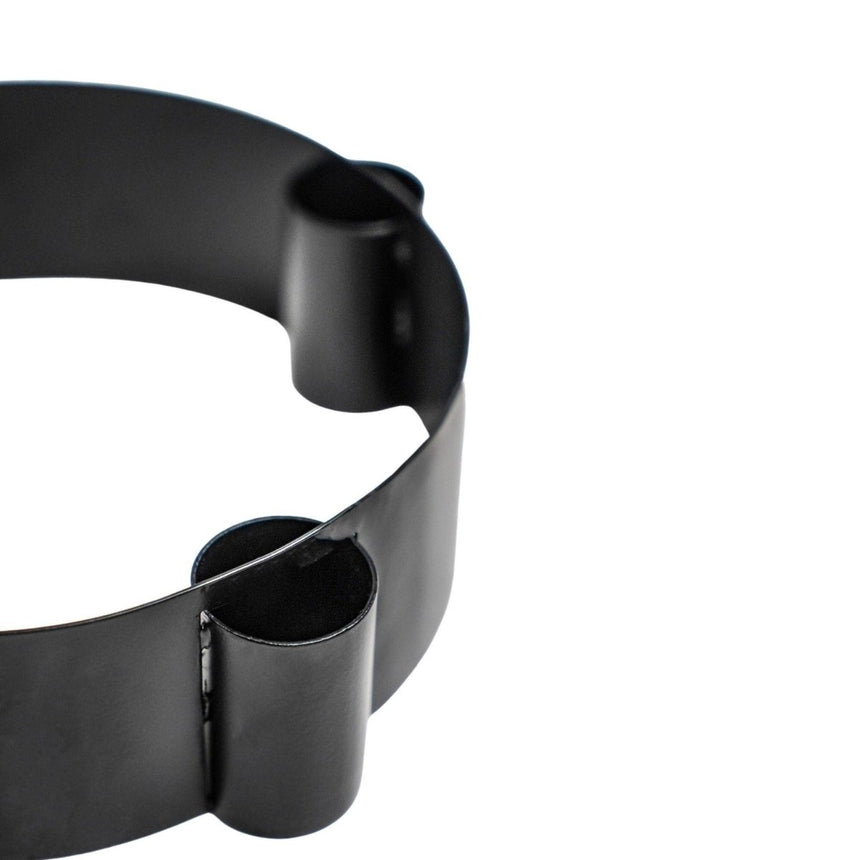 Centrepiece Candle Holder in Black H7Cm W25Cm Luxury Home Decor Garden & Outdoor And Gifts