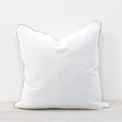 Chalk White Sofa/Chair Cushion - 100% Cotton, Luxury Feather Pad, Modern, 30x50cm Quality Home Decor Garden & Outdoor Living and Gifts