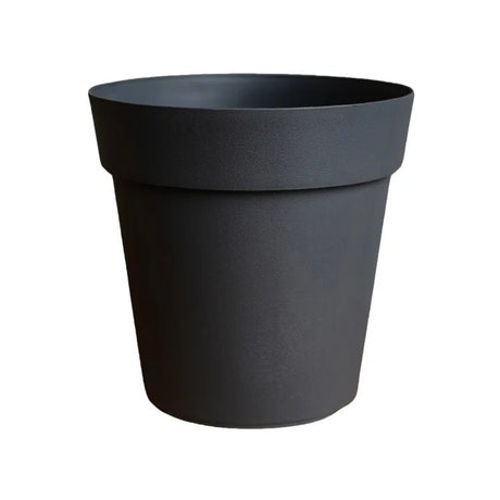 Cleo Outdoor Planter Black w/Wheels - Frost Resistant, Built - in Drainage, 100% Recyclable Quality Home Decor Garden & Outdoor Living and Gifts