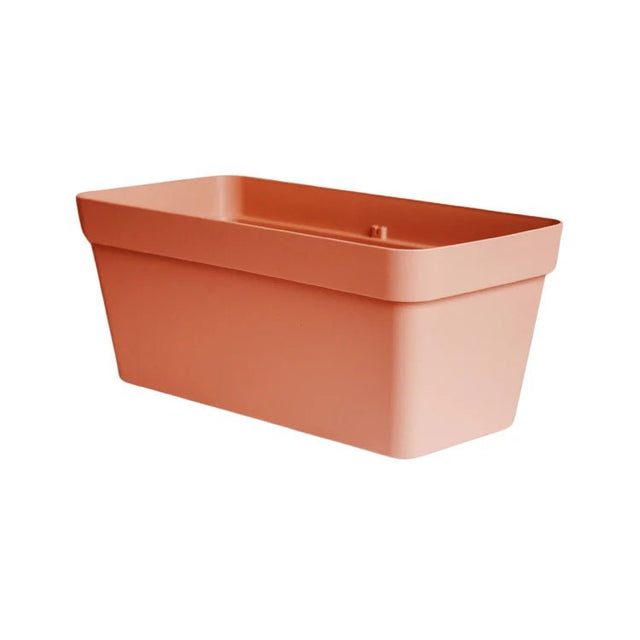 Cleo Outdoor Rectangle Planter Terracotta w/Wheels - Frost Resistant Built - in Drainage Quality Home Decor Garden & Outdoor Living and Gifts