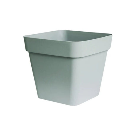 Cleo Outdoor Square Planter Sage Green w/Wheels - Frost Resistant, Built - in Drainage Quality Home Decor Garden & Outdoor Living and Gifts