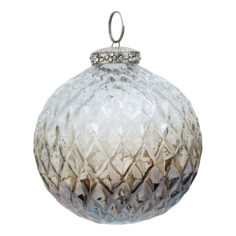 Luxury Champagne Connoisseur Bauble Collection - Frost Patterned Luxury Home Decor Garden & Outdoor And Gifts