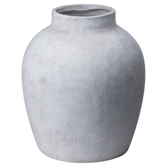 Darcy Stone Finish Ceramic Vase - Stone Ceramic Vases UK Luxury Home Decor Garden & Outdoor And Gifts