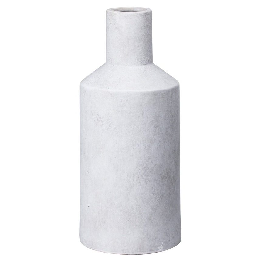 Darcy Sutra Ceramic Neutral Colour Vase - Stone Ceramic Vases UK Luxury Home Decor Garden & Outdoor And Gifts
