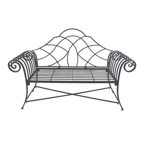 Decorative Garden Bench - Black Quality Home Decor Garden & Outdoor Living and Gifts