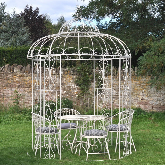 Decorative Garden Birds Gazebo - Cream Quality Home Decor Garden & Outdoor Living and Gifts