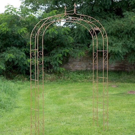 Decorative Gothic Garden Arch - Rusty Finish Quality Home Decor Garden & Outdoor Living and Gifts