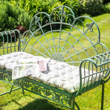 Decorative Peacock Garden Bench - Vintage Green Quality Home Decor Garden & Outdoor Living and Gifts