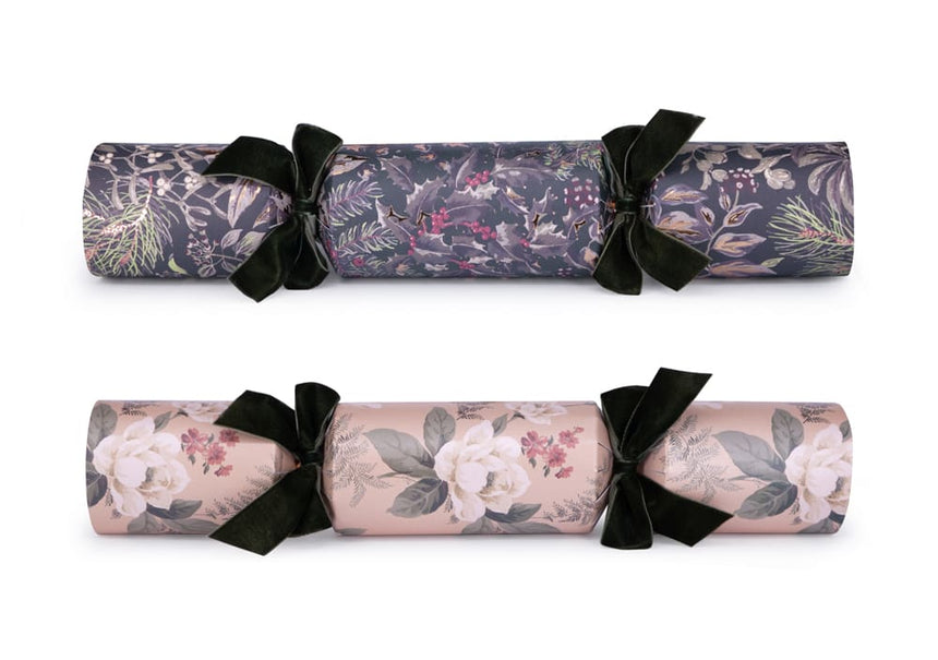 Dusky Hellebore Eco Christmas Crackers – FSC Mix 13in Set of 6 | Decor Sanctuary Quality Home Decor Garden & Outdoor Living and Gifts