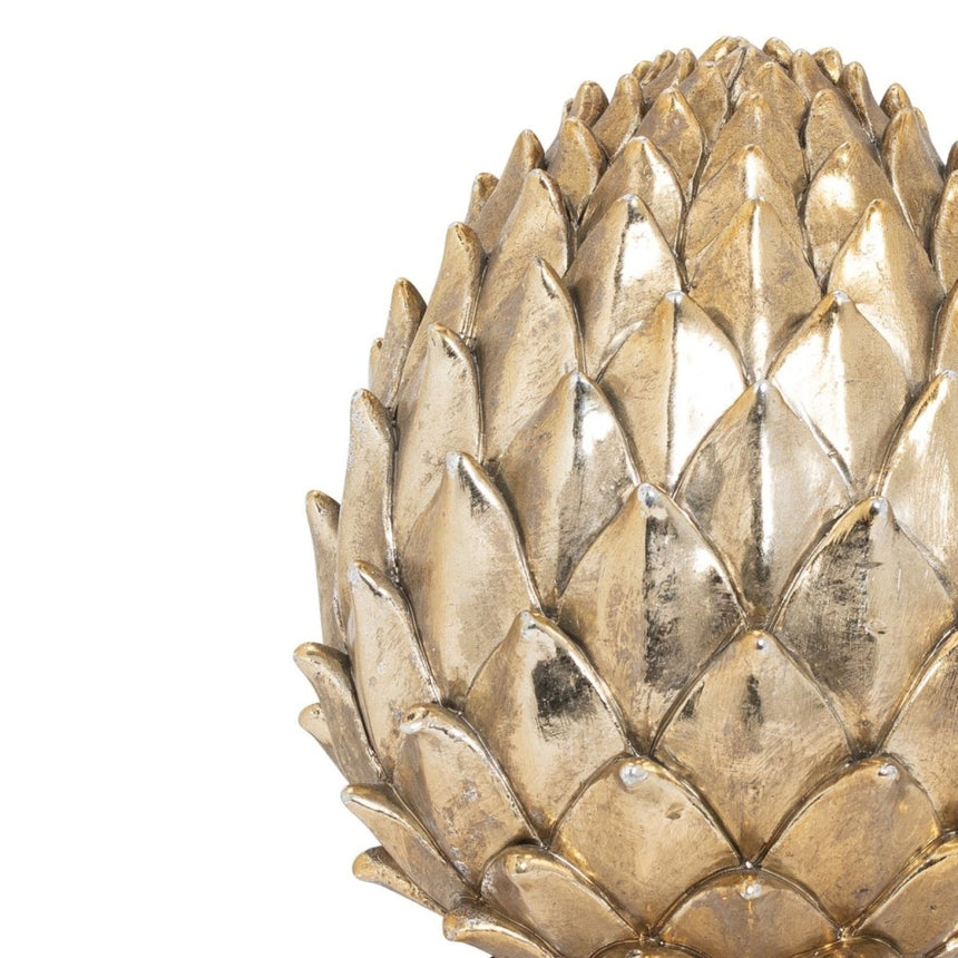 Elegant Large Gold Pinecone Finial - Decorative Ornaments UK Luxury Home Decor Garden & Outdoor And Gifts
