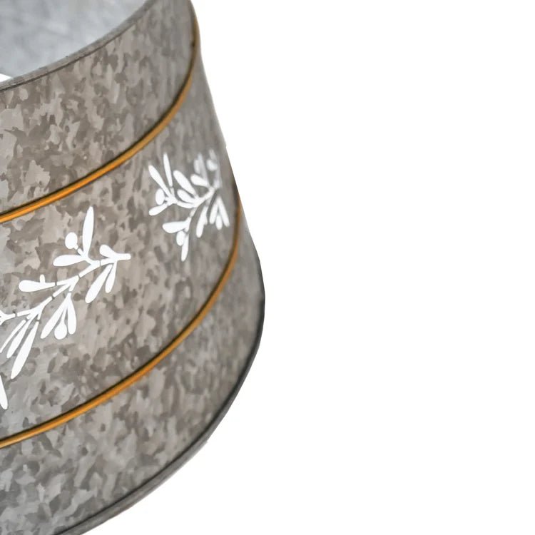 Galvanised Cut Out Mistletoe Tree Skirt Quality Home Decor Garden & Outdoor Living and Gifts