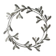 Galvanised Mistletoe Wreath Quality Home Decor Garden & Outdoor Living and Gifts