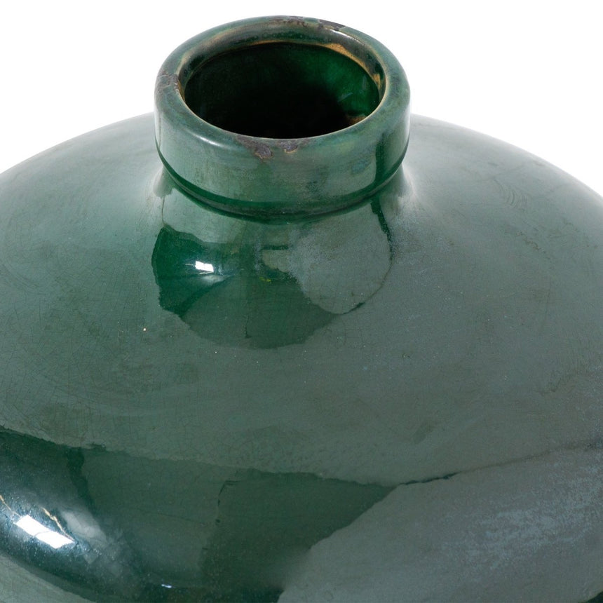 Garda Emerald Glazed Eve Vase Luxury Home Decor Garden & Outdoor And Gifts