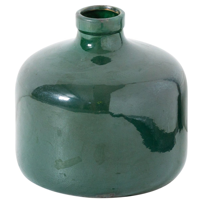 Garda Emerald Glazed Eve Vase Luxury Home Decor Garden & Outdoor And Gifts