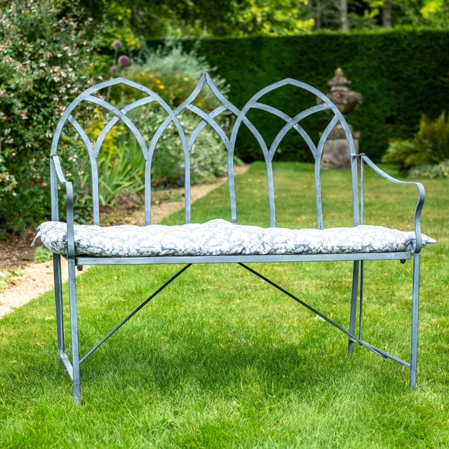 Garden Bench - Lead Colour - Gothic Style Quality Home Decor Garden & Outdoor Living and Gifts