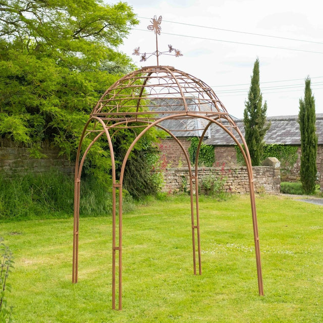 Garden Gazebo - Rusty Finish Quality Home Decor Garden & Outdoor Living and Gifts