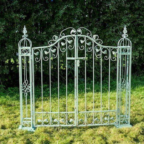 Garden Ornamental Gate - Rusty Finish Quality Home Decor Garden & Outdoor Living and Gifts