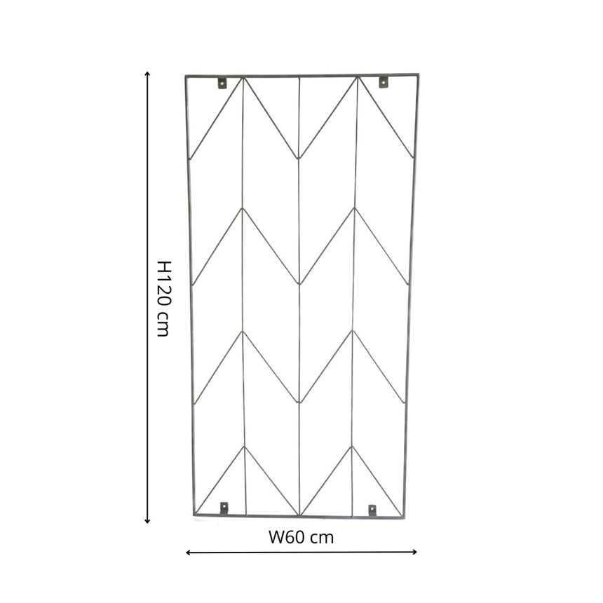 Garden Plant/Flower Trellis Herringbone Handcrafted Design - Brings Life To Bare Wall Or Fence Quality Home Decor Garden & Outdoor Living and Gifts