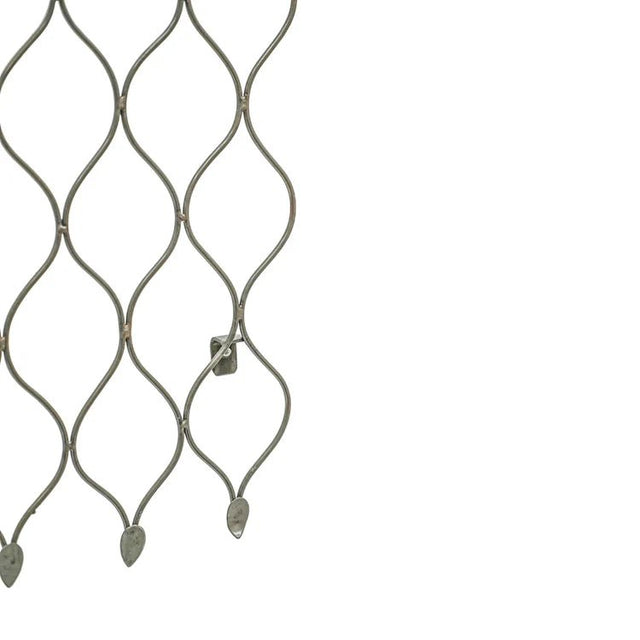 Garden Trellis Large Honeycomb Design Zinc Finish - Custom Layout Fit Horizontally/Vertically Quality Home Decor Garden & Outdoor Living and Gifts