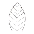 Garden Trellis Leaf Design Zinc Finish - Ideal For Climbing Roses, Handcrafted Unique Pattern Quality Home Decor Garden & Outdoor Living and Gifts