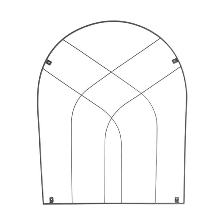 Garden Wall Trellis Arch Design Metal w/Zinc Finish - Easily Fixes To Brick, Fence & Panelling Quality Home Decor Garden & Outdoor Living and Gifts