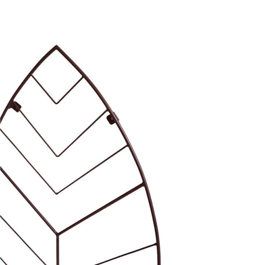 Garden Wall Trellis Leaf Design Metal - Bronze Finish, Handcrafted Pattern, Frost Resistant Quality Home Decor Garden & Outdoor Living and Gifts