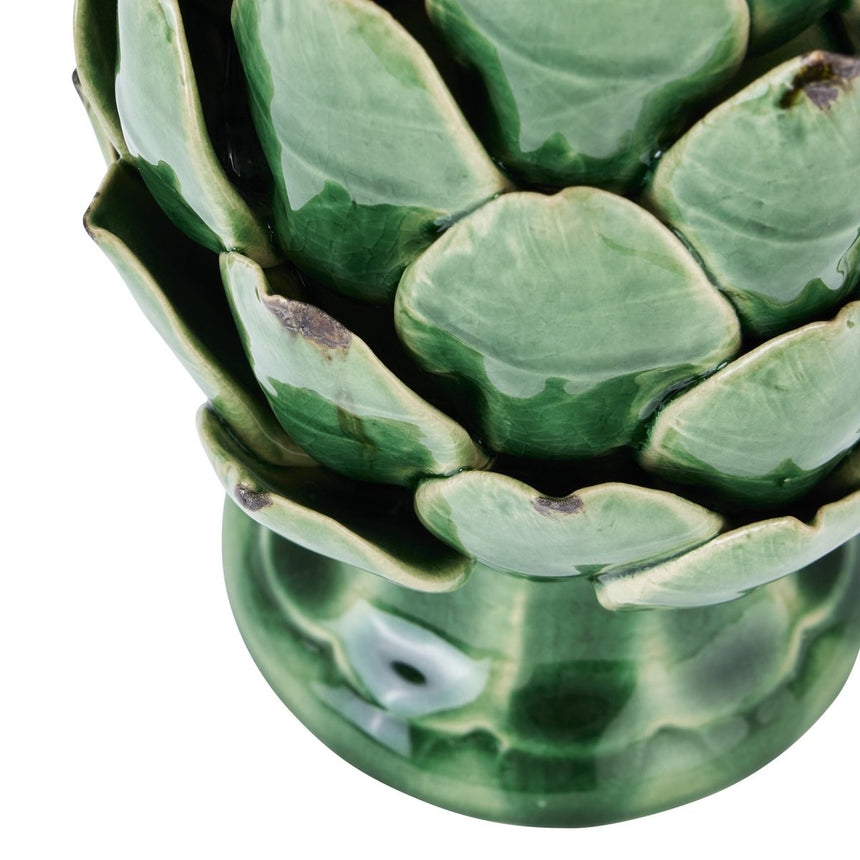 Globe Vibrant Green Chianti Artichoke Ornament - Decorative Ornaments UK Luxury Home Decor Garden & Outdoor And Gifts