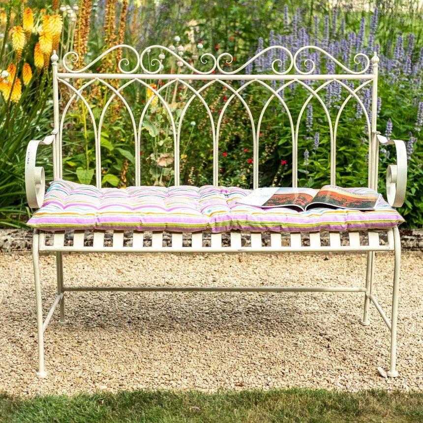 Gothic Garden Bench - Cream Quality Home Decor Garden & Outdoor Living and Gifts