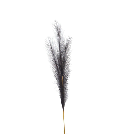 Grey Faux Pampas Grass - Best Artificial Flower Single Stem Luxury Home Decor Garden & Outdoor And Gifts