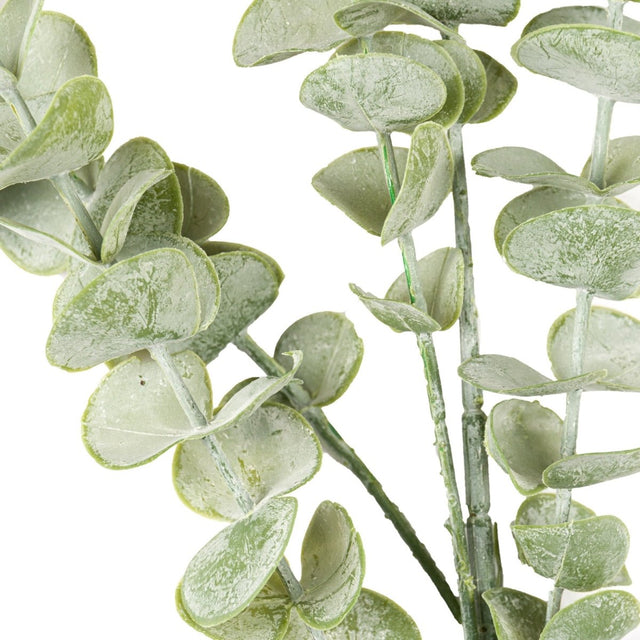 Gunnii Eucalyptus Spray - Best Artificial Flower Single Stem Luxury Home Decor Garden & Outdoor And Gifts