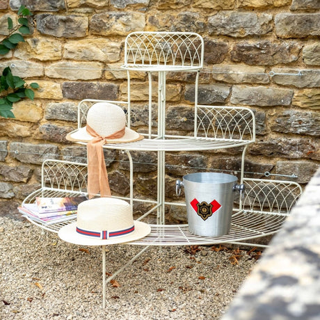 Hampton Garden Bench - Antique Cream Quality Home Decor Garden & Outdoor Living and Gifts