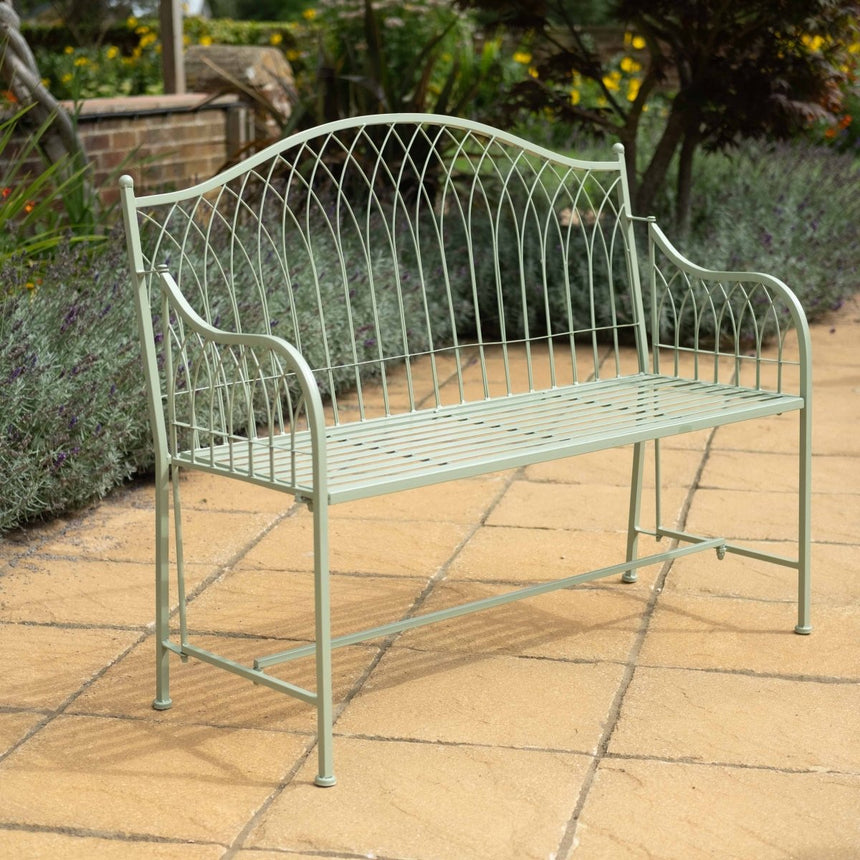 Hampton Garden Bench - Green Quality Home Decor Garden & Outdoor Living and Gifts