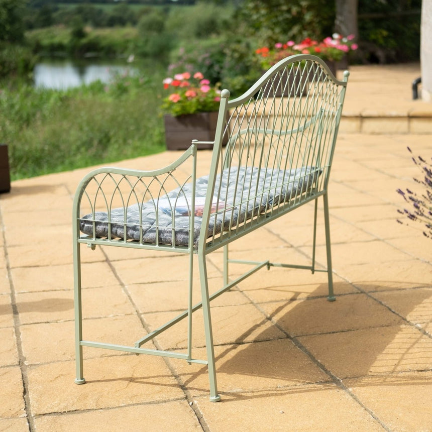 Hampton Garden Bench - Green Quality Home Decor Garden & Outdoor Living and Gifts