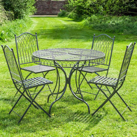 Hampton Garden Furniture Dining Set - 4 Seater Umber Grey Quality Home Decor Garden & Outdoor Living and Gifts