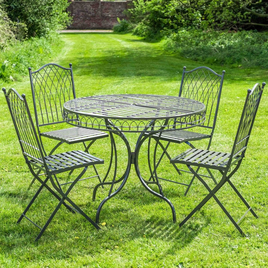 Hampton Garden Furniture Dining Set - 4 Seater Umber Grey Quality Home Decor Garden & Outdoor Living and Gifts